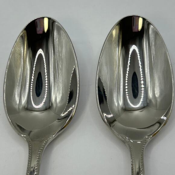2 Teaspoon Spoon Swedish Lodge Lenox 6 5/8" Stainless 18/10 - Picture 7 of 10